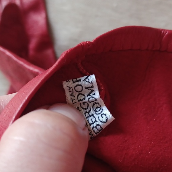 Bergdorf Goodman Leather Gloves - Picture 7 of 12